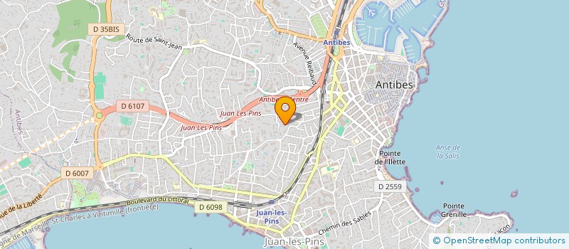 localisation de l'entreprise MONSIEUR NICOLAS LEONARDI  ANTIBES