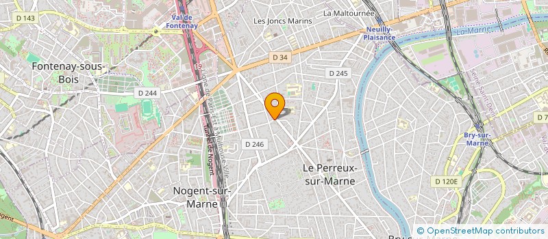 localisation de l'entreprise MONSIEUR NICOLAS LEONI à LE PERREUX-SUR-MARNE