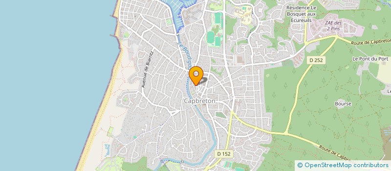 localisation de l'entreprise MONSIEUR NICOLAS LEPAGE  CAPBRETON