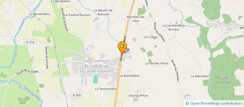 localisation de l'entreprise MONSIEUR NICOLAS LEPAREUR  VIRE NORMANDIE