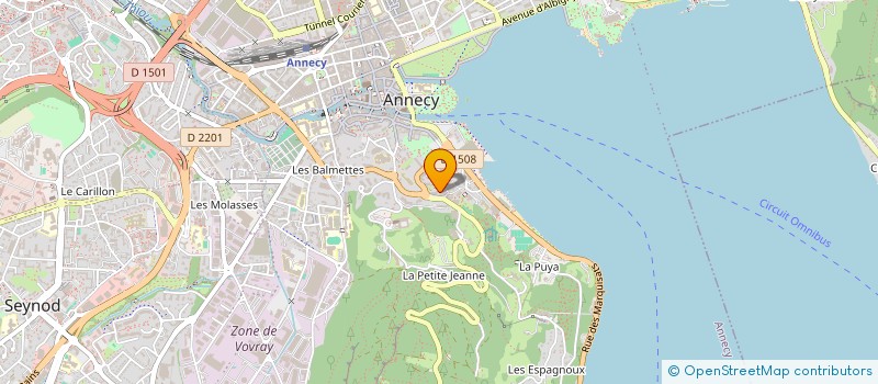 localisation de l'entreprise MONSIEUR NICOLAS LEPAUL à ANNECY