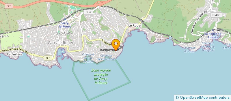 localisation de l'entreprise MONSIEUR NICOLAS LEPORINI  CARRY-LE-ROUET