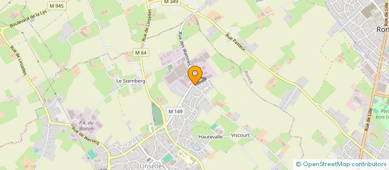 localisation de l'entreprise MONSIEUR NICOLAS LEPOUTRE  LINSELLES