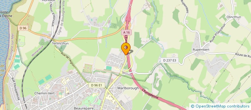 localisation de l'entreprise MONSIEUR NICOLAS LEPRETRE  WIMILLE