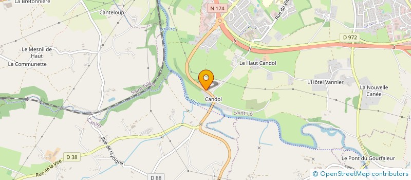 localisation de l'entreprise MONSIEUR NICOLAS LEPROVOST  SAINT-LO