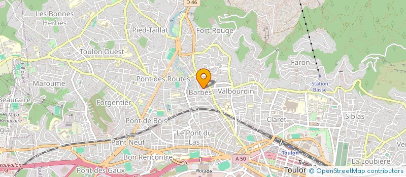 localisation de l'entreprise MONSIEUR NICOLAS LEQUEUX  TOULON