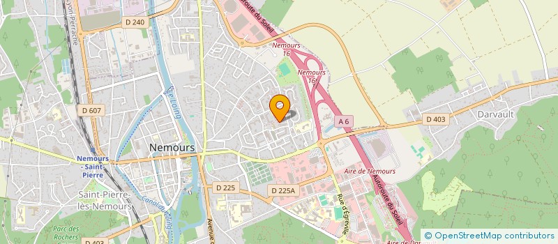 localisation de l'entreprise MONSIEUR NICOLAS LERAY  NEMOURS