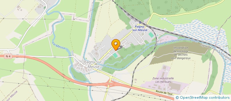 localisation de l'entreprise MONSIEUR NICOLAS LEROUGE à PAGNY-SUR-MEUSE