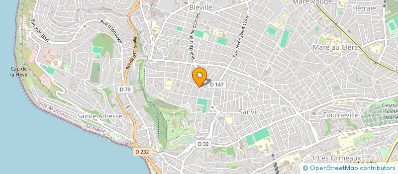 localisation de l'entreprise MONSIEUR NICOLAS LEROUY à LE HAVRE