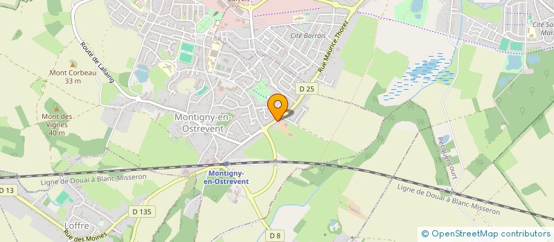 localisation de l'entreprise MONSIEUR NICOLAS LEROY  MONTIGNY-EN-OSTREVENT