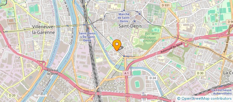 localisation de l'entreprise MONSIEUR NICOLAS LEROY  SAINT DENIS