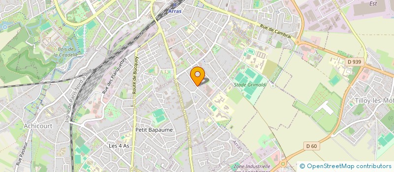 localisation de l'entreprise MONSIEUR NICOLAS LEROY à ARRAS