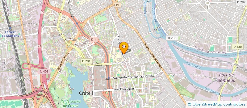 localisation de l'entreprise MONSIEUR NICOLAS LESAGE  CRETEIL