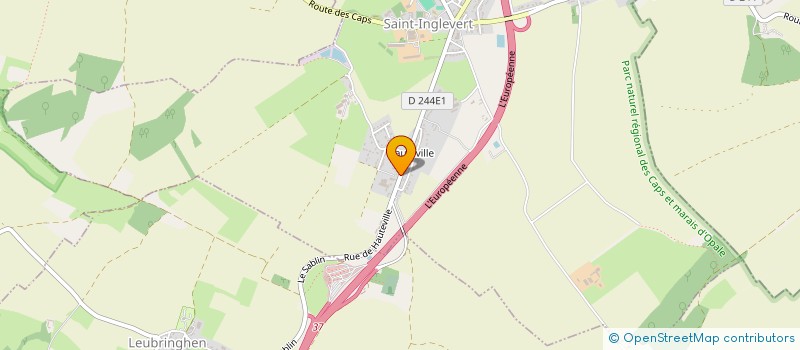 localisation de l'entreprise MONSIEUR NICOLAS LESAGE  SAINT-INGLEVERT