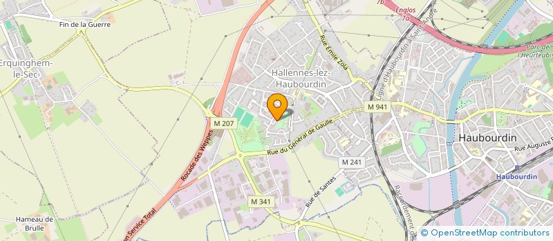 localisation de l'entreprise MONSIEUR NICOLAS LESCHAEVE à HALLENNES-LEZ-HAUBOURDIN