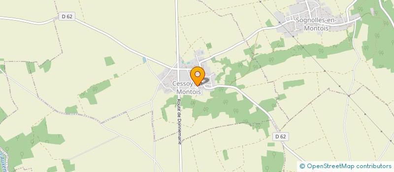 localisation de l'entreprise MONSIEUR NICOLAS LESECQ  CESSOY-EN-MONTOIS