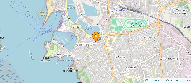localisation de l'entreprise MONSIEUR NICOLAS LESSARD  SAINT-MALO