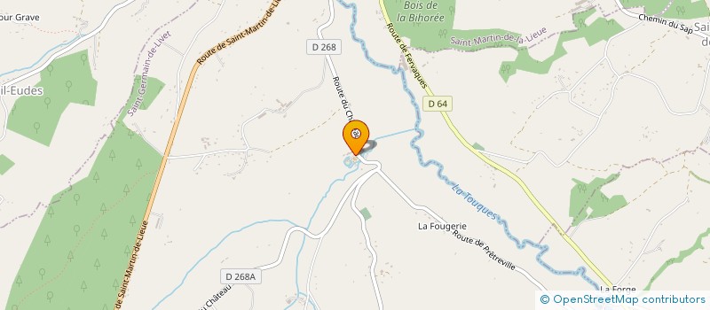 localisation de l'entreprise MONSIEUR NICOLAS LETELLIER  SAINT-GERMAIN-DE-LIVET