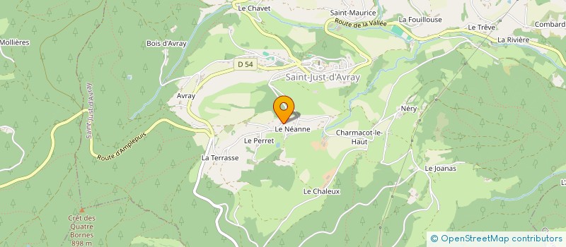 localisation de l'entreprise MONSIEUR NICOLAS LETELLIER  SAINT-JUST-D'AVRAY