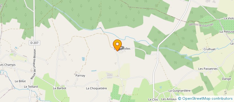 localisation de l'entreprise MONSIEUR NICOLAS LETIEN  VERNOIL-LE-FOURRIER