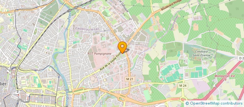 localisation de l'entreprise MONSIEUR NICOLAS LETIERS à MONTPELLIER