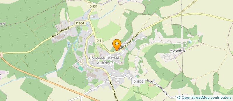 localisation de l'entreprise MONSIEUR NICOLAS LETOCART  COUCY-LE-CHATEAU-AUFFRIQUE