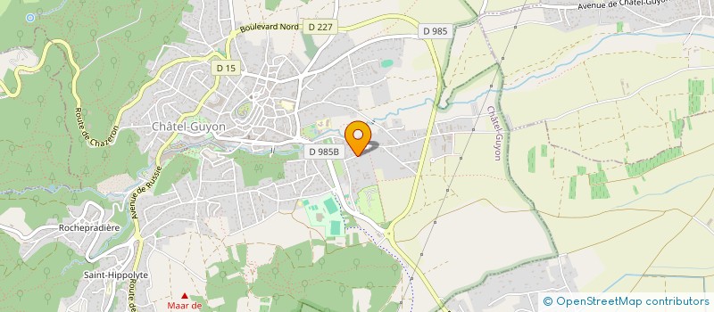 localisation de l'entreprise MONSIEUR NICOLAS LETTRAZ  CHATEL-GUYON