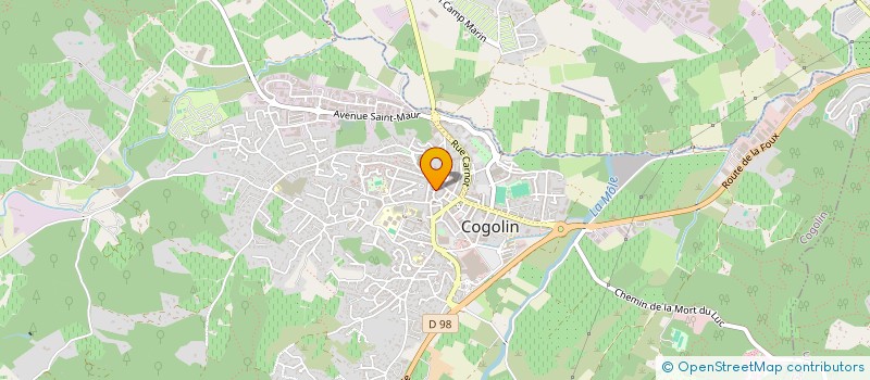 localisation de l'entreprise MONSIEUR NICOLAS LEUTENEGGER à COGOLIN