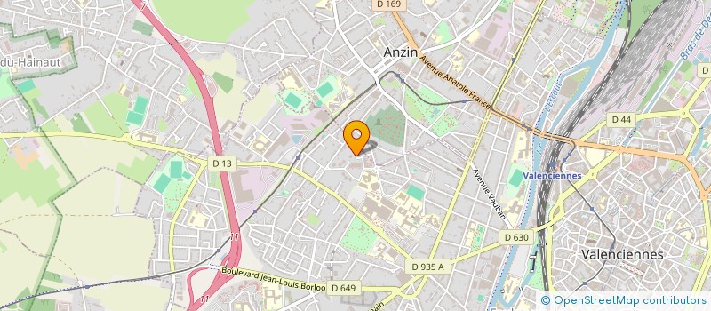 localisation de l'entreprise MONSIEUR NICOLAS LEVANTE  VALENCIENNES