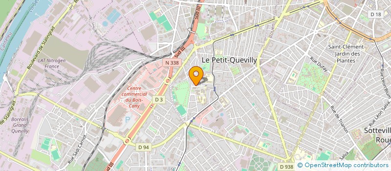 localisation de l'entreprise MONSIEUR NICOLAS LEVASSEUR  LE PETIT-QUEVILLY