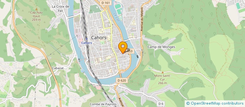 localisation de l'entreprise MONSIEUR NICOLAS LEVEQUE  CAHORS