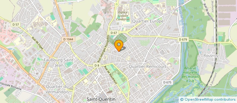 localisation de l'entreprise MONSIEUR NICOLAS LEVERT à SAINT-QUENTIN