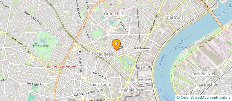 localisation de l'entreprise MONSIEUR NICOLAS LEVREAUD  BORDEAUX