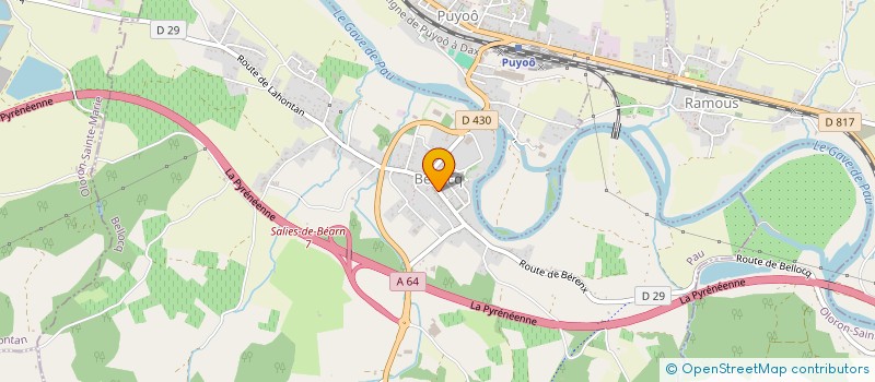 localisation de l'entreprise MONSIEUR NICOLAS LEYGUES  BELLOCQ