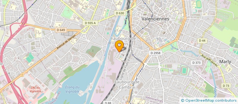 localisation de l'entreprise MONSIEUR NICOLAS LHERMINE  VALENCIENNES