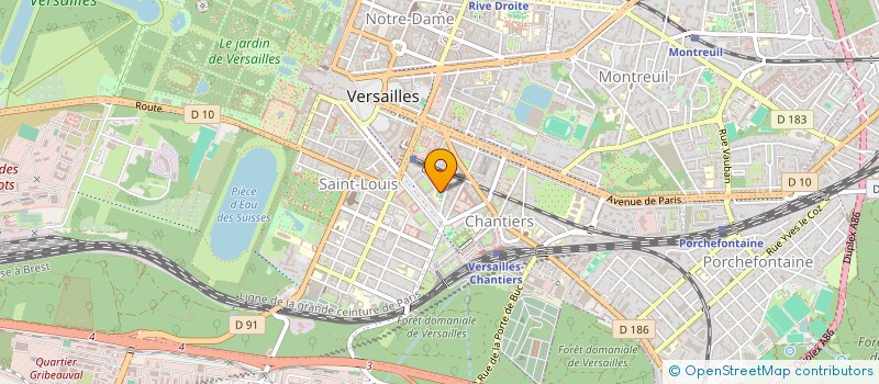 localisation de l'entreprise MONSIEUR NICOLAS LIBES à VERSAILLES
