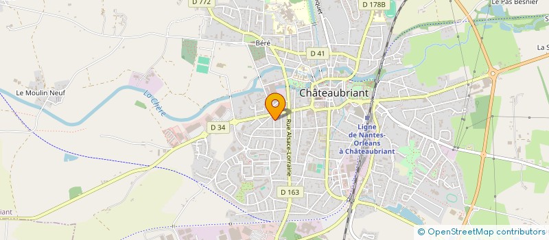 localisation de l'entreprise MONSIEUR NICOLAS LIEBENGUTH  CHATEAUBRIANT