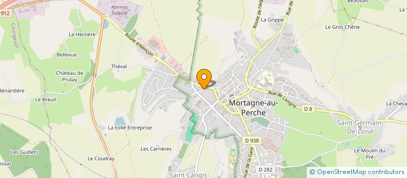 localisation de l'entreprise MONSIEUR NICOLAS LIEGARD à MORTAGNE-AU-PERCHE