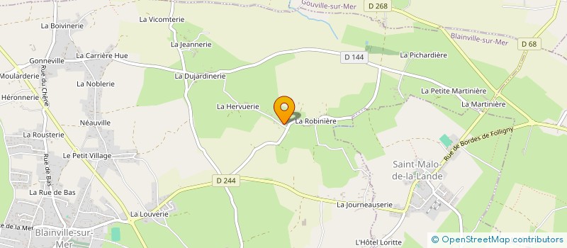 localisation de l'entreprise MONSIEUR NICOLAS LIENART  BLAINVILLE-SUR-MER