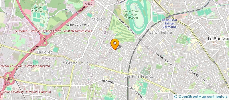 localisation de l'entreprise MONSIEUR NICOLAS LINEL  BORDEAUX