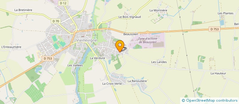 localisation de l'entreprise MONSIEUR NICOLAS LINQUE  VIEILLEVIGNE