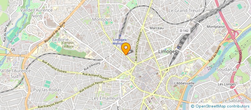 localisation de l'entreprise MONSIEUR NICOLAS LISSAC à LIMOGES