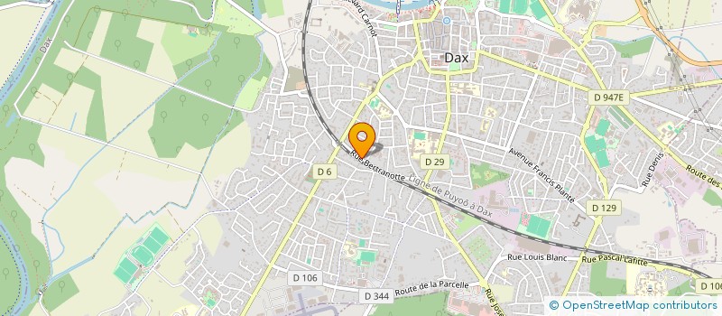 localisation de l'entreprise MONSIEUR NICOLAS LITAMPHA  DAX