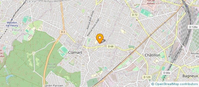 localisation de l'entreprise MONSIEUR NICOLAS LIU SING à CLAMART