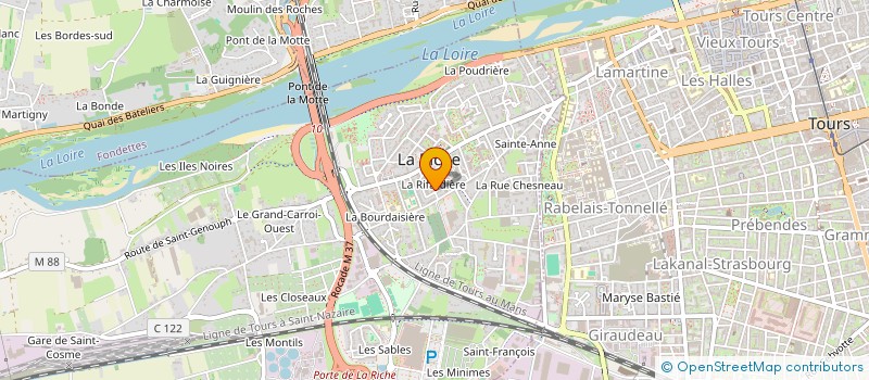 localisation de l'entreprise MONSIEUR NICOLAS LIXFE  LA RICHE