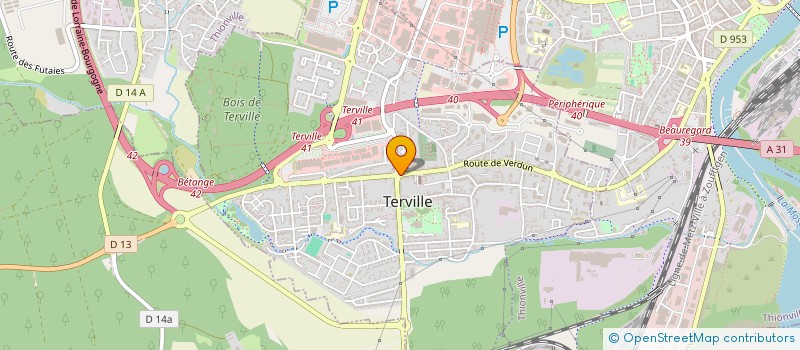 localisation de l'entreprise MONSIEUR NICOLAS LIZON  TERVILLE