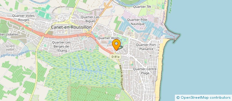 localisation de l'entreprise MONSIEUR NICOLAS LLOP à CANET-EN-ROUSSILLON