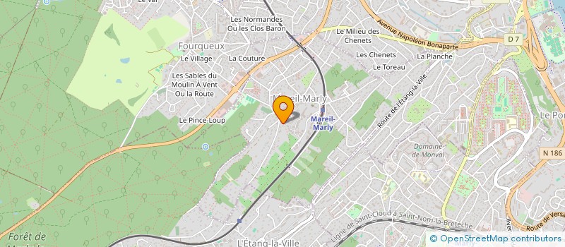 localisation de l'entreprise MONSIEUR NICOLAS LOBBESTAEL  MAREIL-MARLY