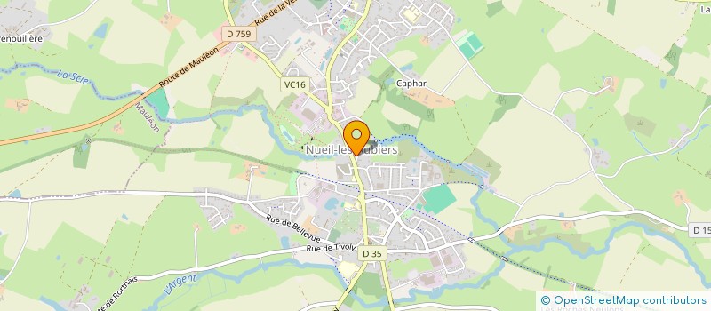 localisation de l'entreprise MONSIEUR NICOLAS LOISEAU  NUEIL-LES-AUBIERS