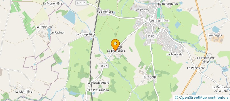 localisation de l'entreprise MONSIEUR NICOLAS LOISEAU  LA BERNARDIERE